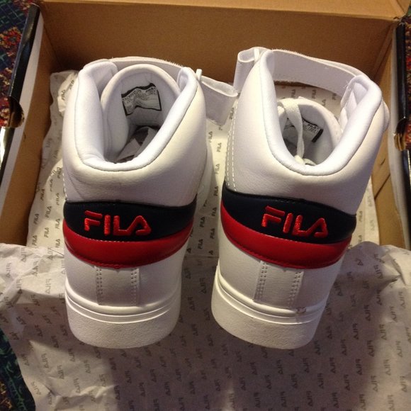 FILA VULC 13 White Mid Sneakers - 11.5 - New in Box - Picture 3 of 13